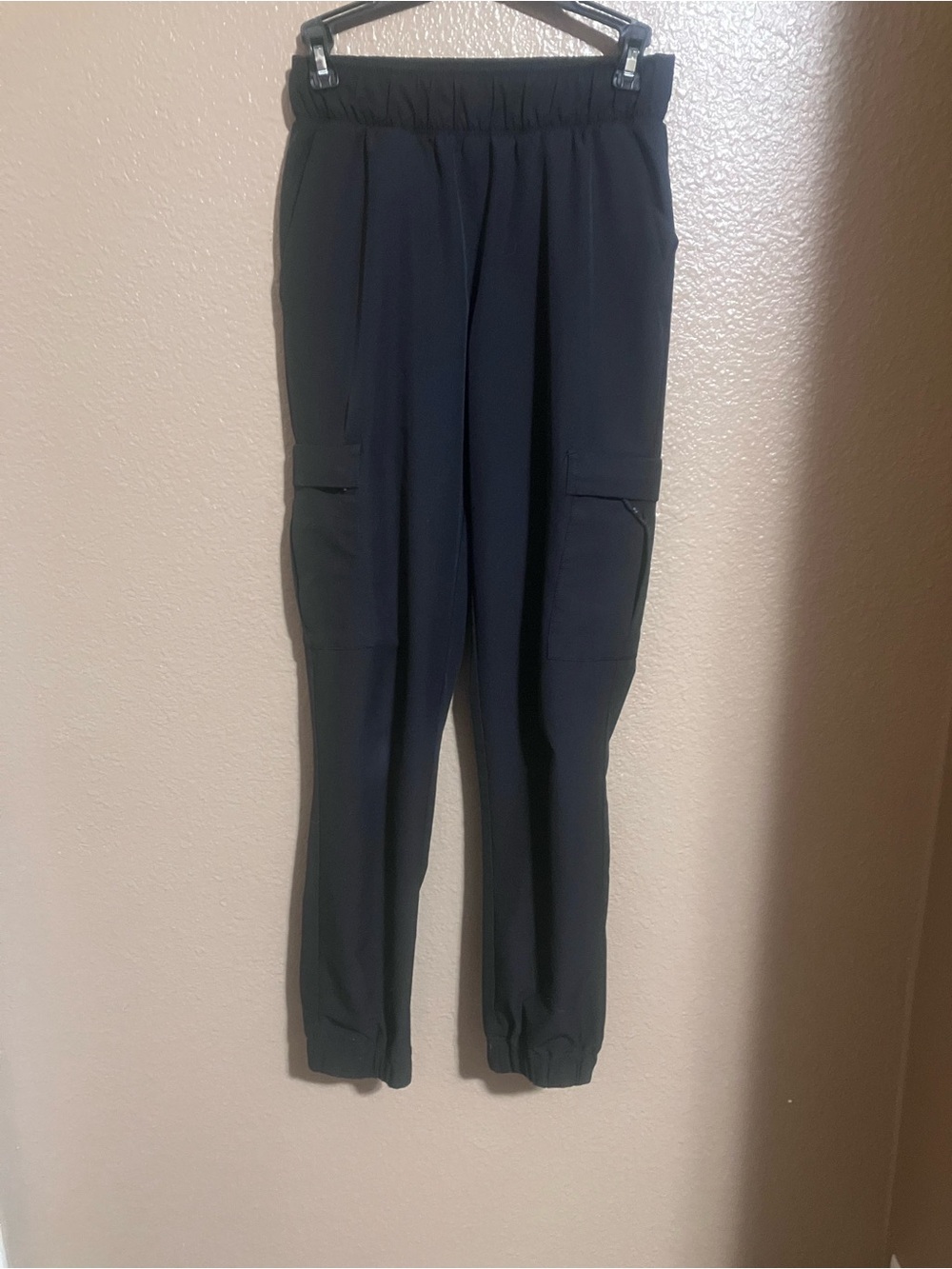 Mondetta Black Cargo Joggers with Elastic Waist